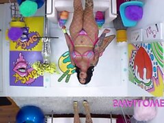 Blowjob bombastique de Badkittyyy avalé