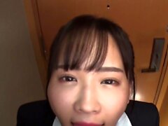 Ruri Narumiya Japanese Teen da POV Blowjob