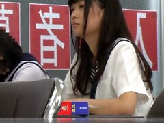 Karvainen Märkä Japanin Aasian tyttö Threesome Kahden hengen