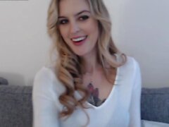 Skinny hot blondi tyttö amatööri webcam