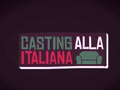 Castingallaitaliana - Italienisches Brünette Babe wird gefickt