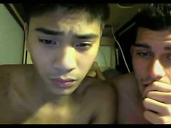 Amateur Twinks zu die Spaß auf Webcam