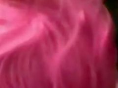 BBW In Pink Hair Sucking BBC