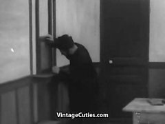 Lesbiana 1920 el pene de Monjas de Servicios de los visitantes ( 1920 vintage)