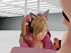 Tekken, tekken 7 lucky chloe, small chest 3d anime