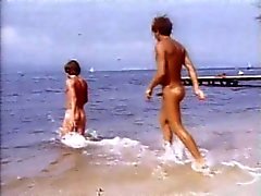 Homossexual quentes na praia