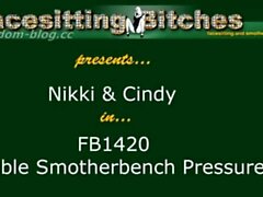 Facesitting Bitches - Cindy ve Nikki Whiplash - Double