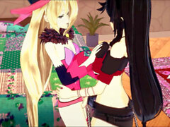 All girl, belt cock, tales of berseria